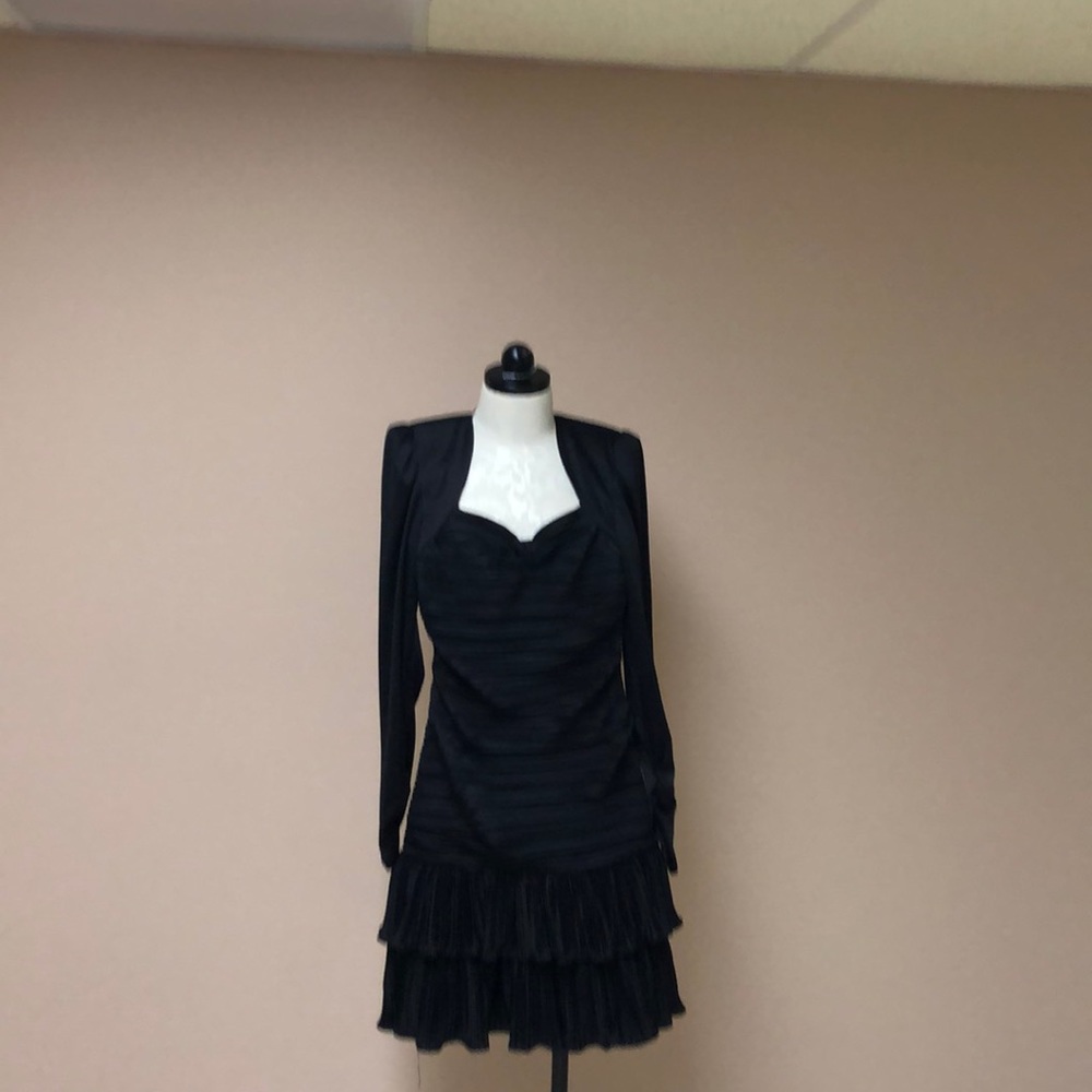 Black cocktail dress